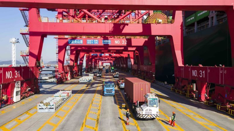 集装箱吞吐量同比增25.1%!宁波舟山港一季度运输生产赢得“开门红” 集装箱吞吐量同比增25.1%!宁波舟山港一季度运输生产赢得“开门红”