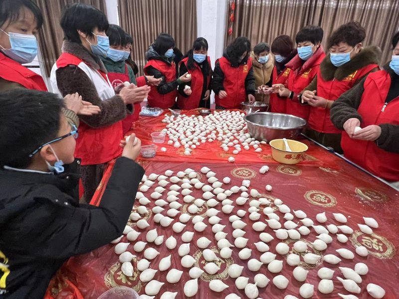 500多份爱心汤圆，送到慈溪这个疫苗接种点