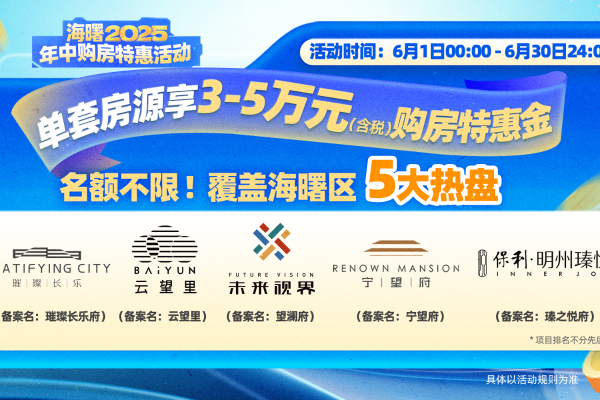 有楼盘成交环比增150%!多个楼盘打出年中特惠“组合拳”! 有楼盘成交环比增150%!多个楼盘打出年中特惠“组合拳”!